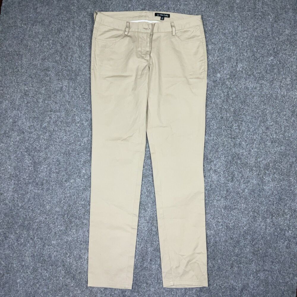 Allen Solly Pants Mens Size 30 Beige Khaki Casual Straight Slim